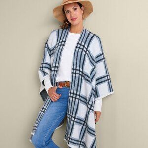 Soft Surroundings Plaid Wrap NWT